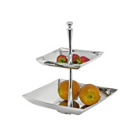 Cuadrilo Stainless Steel Cake Stand 33cm